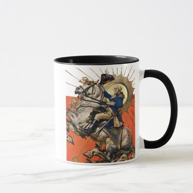 Caneca George Washington a cavalo (Direita)