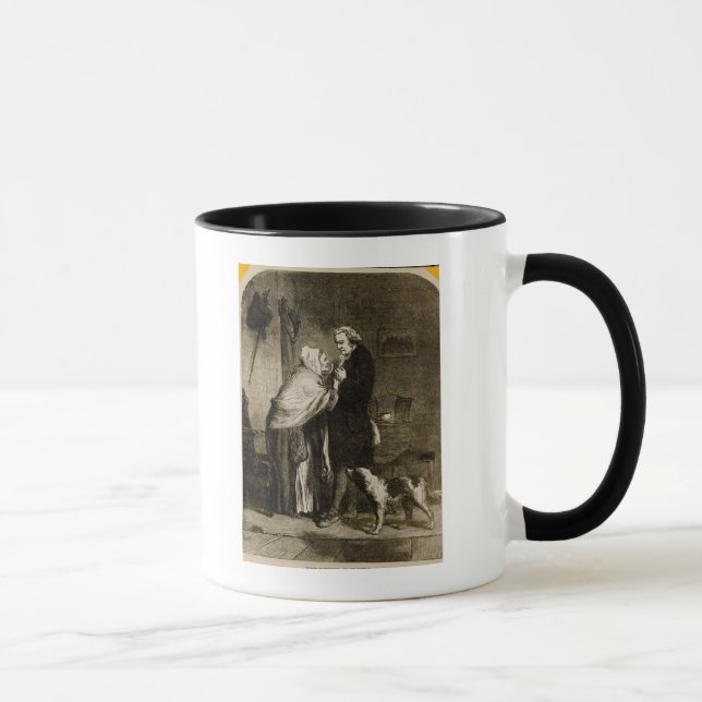 Caneca George Washington e sua mãe (Direita)