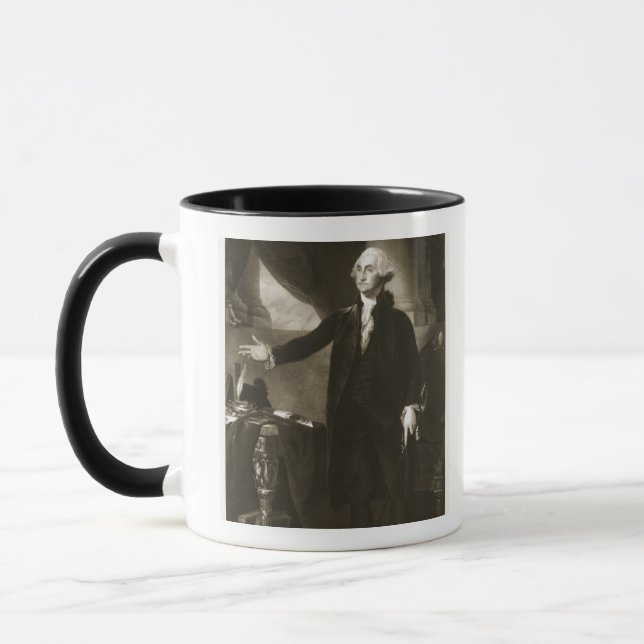 Caneca George Washington, ø presidente do Sta unido (Esquerda)