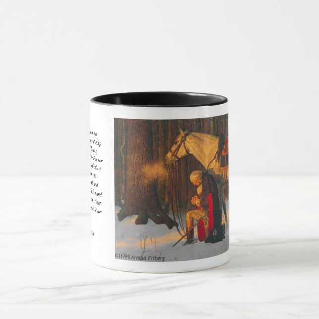 Caneca George Washington Prayer para a Nossa Nação Mug (Centro)