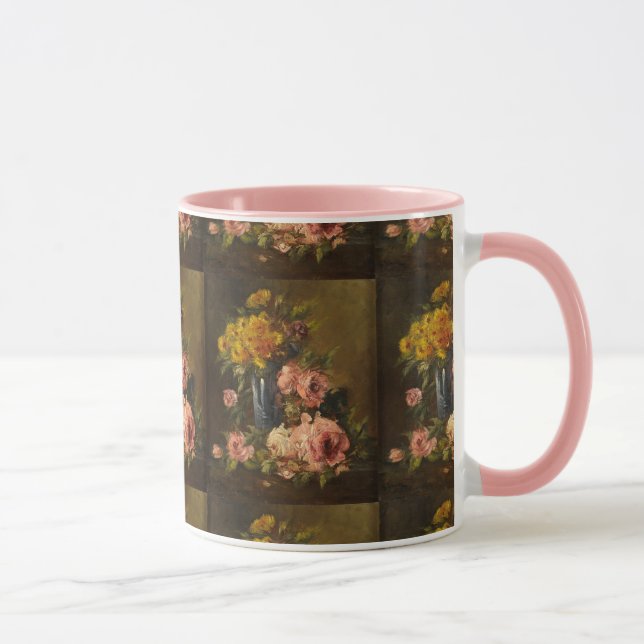 Caneca Georges Jeannin Vintage Flores (Direita)