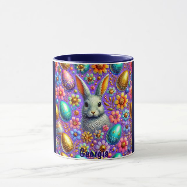Caneca GEÓRGIA ~ Ovos do BUNNY LESTE ~ Mug (Centro)