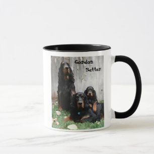 Caneca Gerações do setter de Gordon que pintam em uma