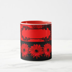Caneca Gerbera Daisy Mug Personalizada