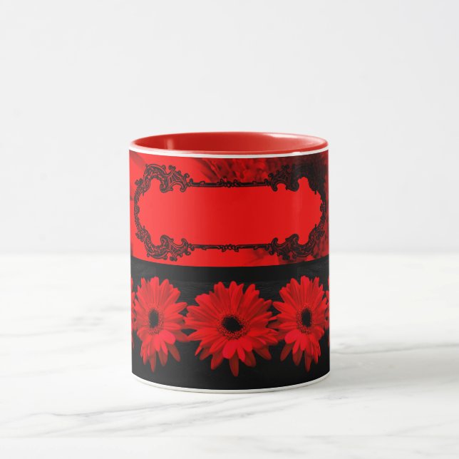 Caneca Gerbera Daisy Mug Personalizada (Centro)