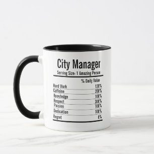 Caneca Gerenciador de cidades Fatos Nutrição Mug Best Cit