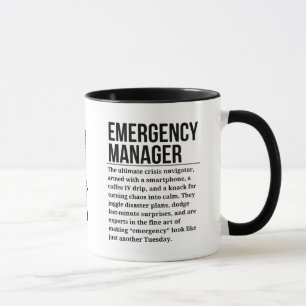Caneca Gerenciador de emergência