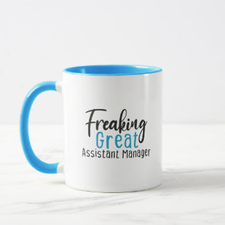 Caneca gerente assistente de excelente, assistente