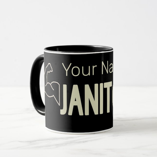 Caneca Gerente De Design De Vigilância Ou De Cuidados (Frente Esquerda)