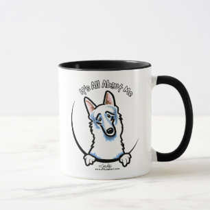 Caneca German shepherd Branco IAAM