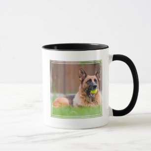 Caneca German shepherd Com Bola De Tênis
