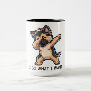 Caneca German shepherd engraçado