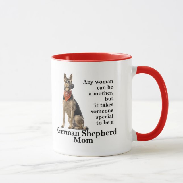 Caneca German shepherd Mãe Mug (Direita)