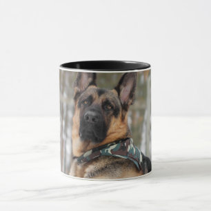 Caneca German shepherd Na Neve