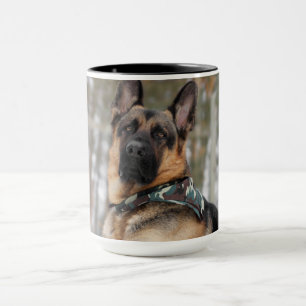 Caneca German shepherd Na Neve