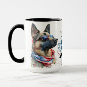 Caneca German shepherd Pai