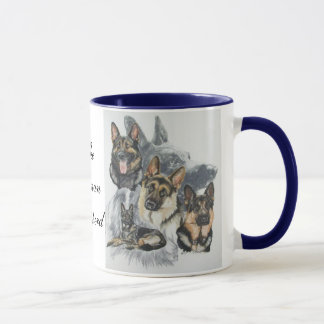 Caneca German shepherd wGhost