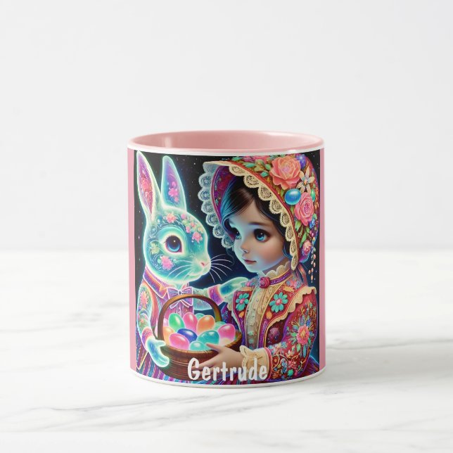 Caneca GERTRUDE ~ Vintage Girl Obuny~ Mug (Centro)