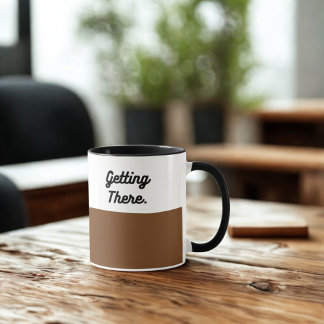Caneca Getting There – Xícara de Café Divertida pa