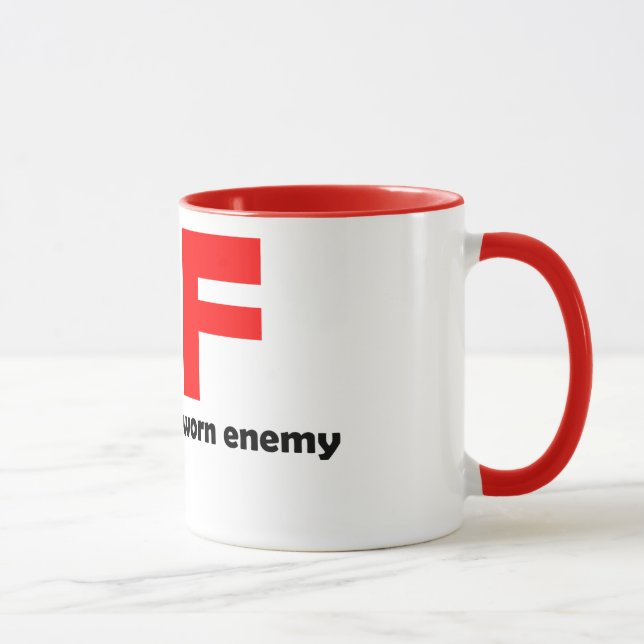 Caneca GF Coffee Mug - Presentes sem Gluten Engraçados (Direita)