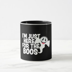 Caneca Ghost Boos Halloween Black 11 oz Combo Mug
