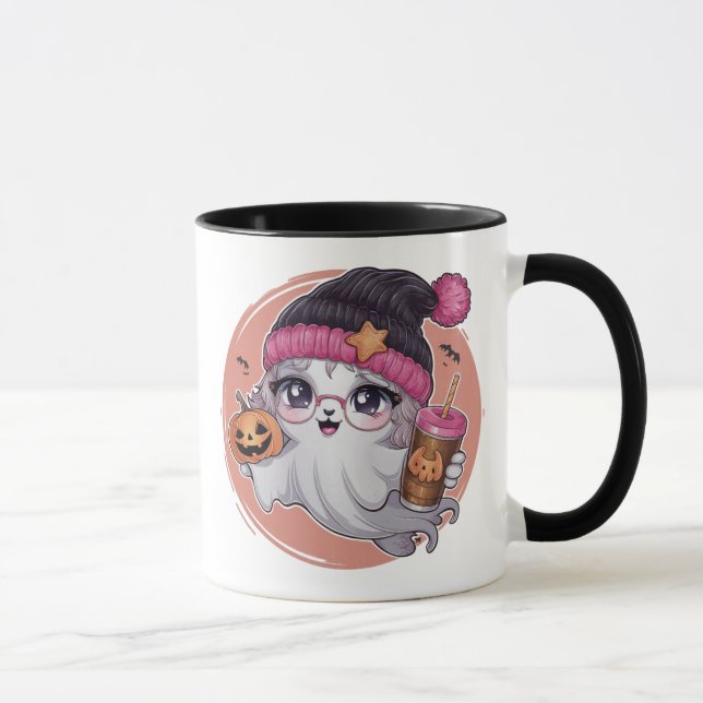 Caneca Ghost Halloween Mugs Bonito (Direita)
