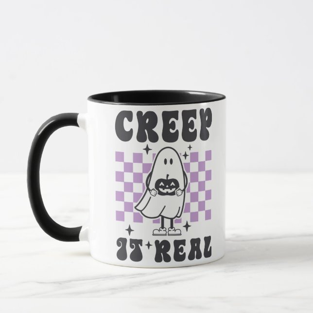 Caneca Ghost White Halloween Muito Bonito (Esquerda)