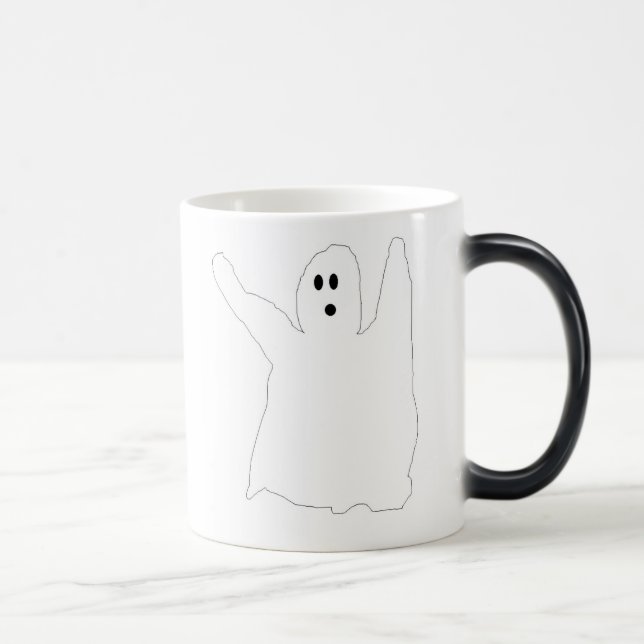 Caneca Ghostie branca (Direita)
