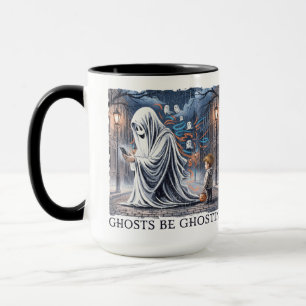Caneca Ghosts Be Ghostin"
