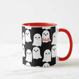 Caneca Ghosts Mug Kawaii Halloween Cute Cup