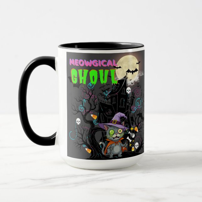 Caneca Ghoul de bruxas do Halloween (Esquerda)