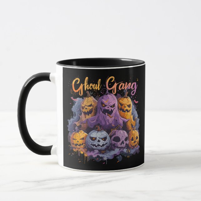 Caneca Ghoul Gang  | ExDesigner | Halloween (Esquerda)