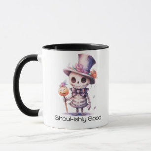 Caneca Ghoul Skeleton de Halloween Mug
