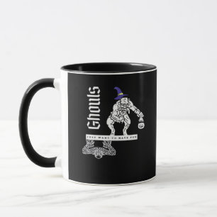 Caneca Ghouls Só Para Ter Ghouts De Dia de as Bruxas engr