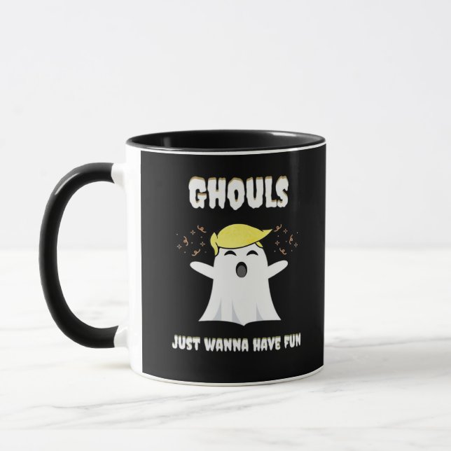 Caneca Ghouls Só Quer Divertir-Se Com A Design (Esquerda)