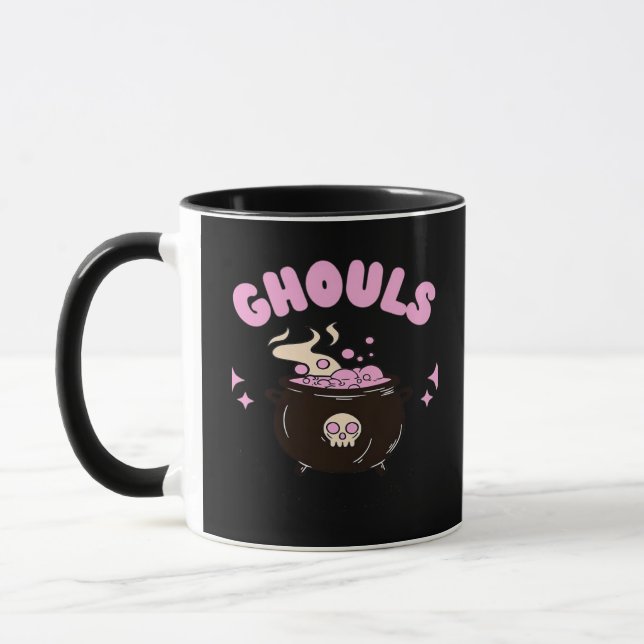 Caneca Ghouls Só Quer Divertir-Se Com Design Clássico (Esquerda)