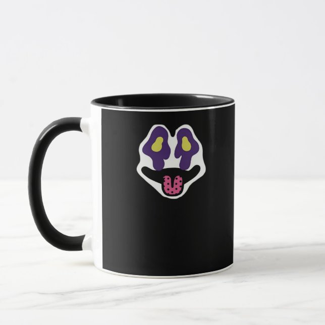 Caneca Ghouls Só Quer Divertir-Se Design e Cotação (Esquerda)