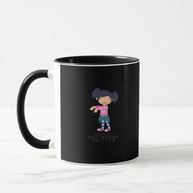 Caneca Ghouls Só Quer Fazer Uma Cota Divertida E Design (Esquerda)