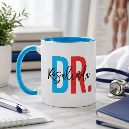 Caneca Gif de Apreciação Personalizado para Novo Doutor P