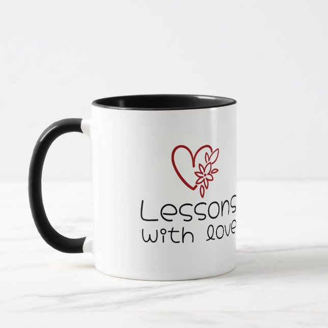Caneca  gift teacher thank you (Esquerda)