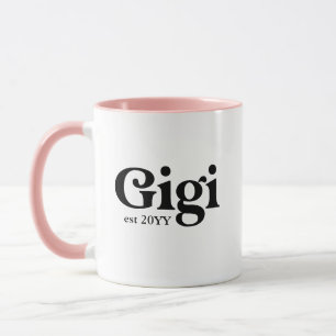 Caneca Gigi estabeleceu a Vovó Personalizada Retroativa 