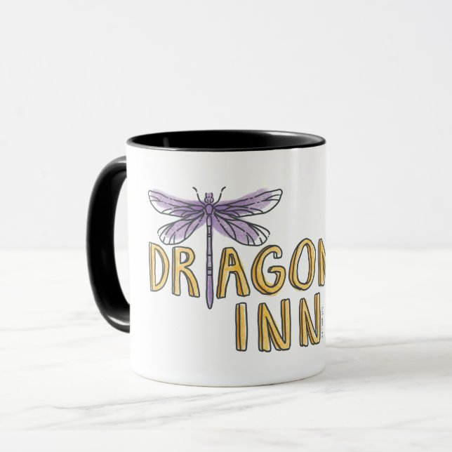 Caneca Gilmore Girls | Dragonfly Inn Watercolor Logo (Frente Esquerda)