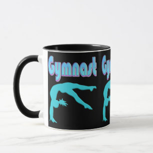 Caneca Ginasta Salto para Trás com as Mãos Passo para For