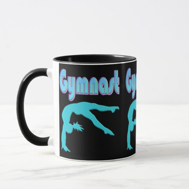 Caneca Ginasta Salto para Trás com as Mãos Passo para For (Esquerda)