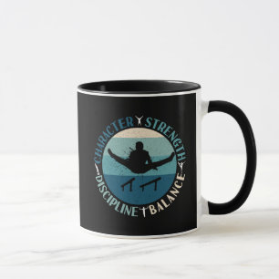Caneca Ginástica Masculina Força de Caráter Disciplina
