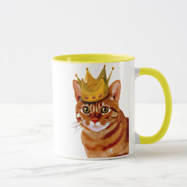 Caneca Ginger Cat com Crown Portrai (Direita)