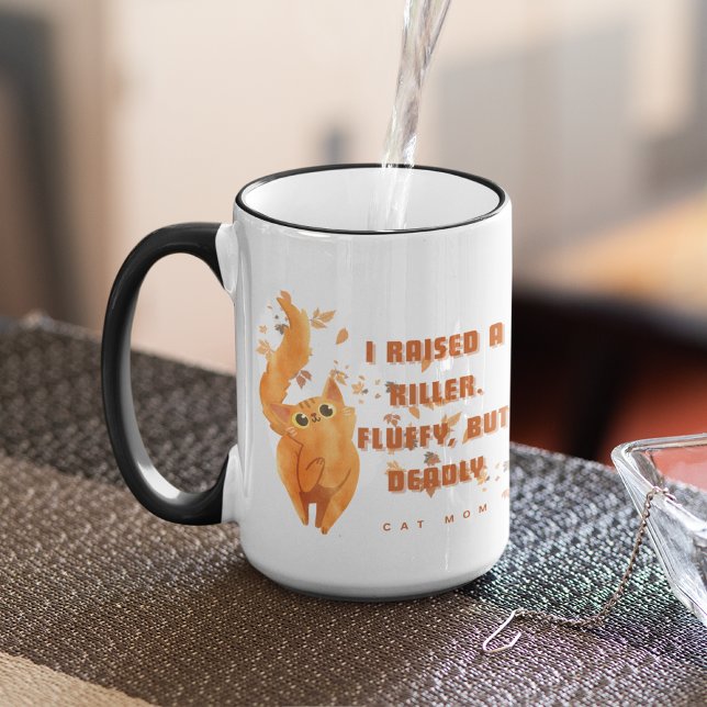 Caneca Ginger Cat, criei um assassino mortal, mas fofo (Criador carregado)