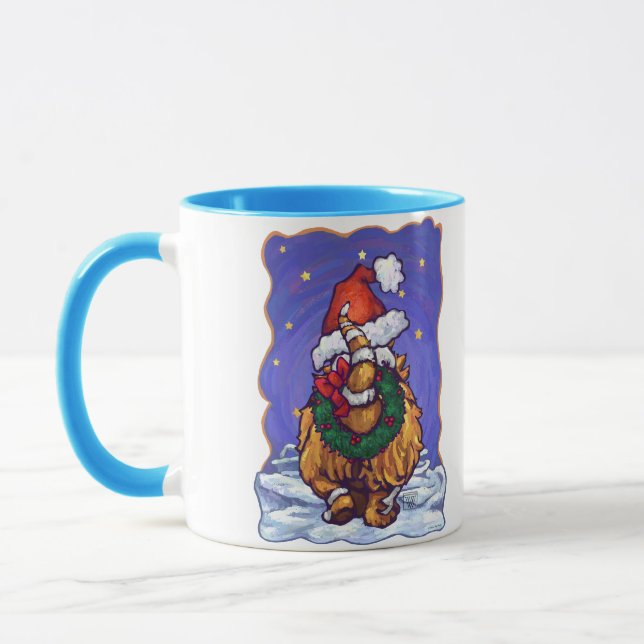 Caneca Ginger Cat Natal (Esquerda)