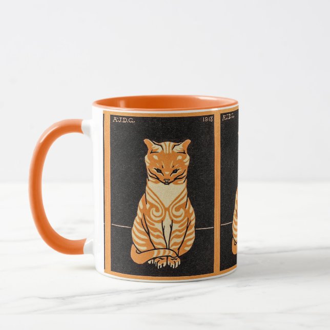 Caneca Ginger Cat por Julie de Graag (Esquerda)