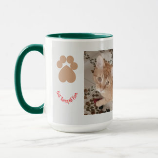 Caneca Ginger kitten 2 photos, best therapist, 